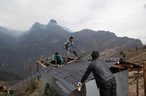 悬崖村图片,绝壁上的家园奇迹